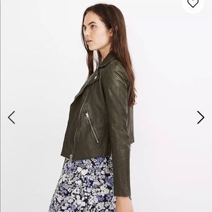 Madewell Washed Leather Motorcycle Jacket